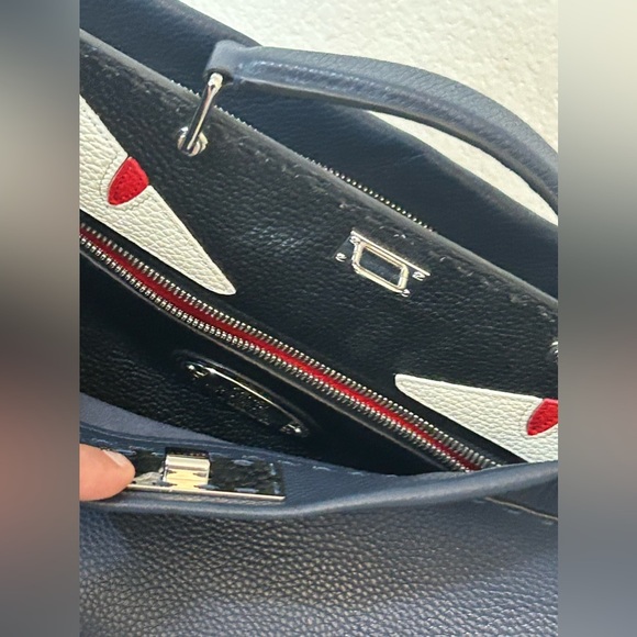 Fendi Monster Peek A Boo Bag in Navy LIKE NEW - Picture 2 of 15